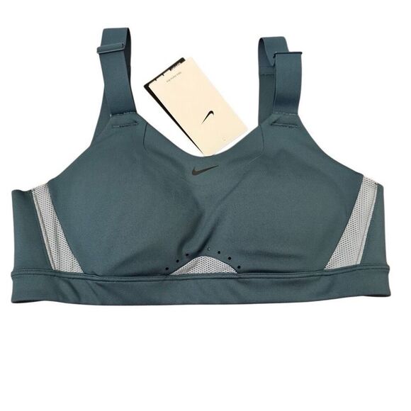 NEW Nike Alpha High-Support Padded Adjustable Sports Bra Navy Blue Size Small - Picture 1 of 6
